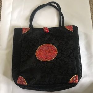 Chinese fabric handbag